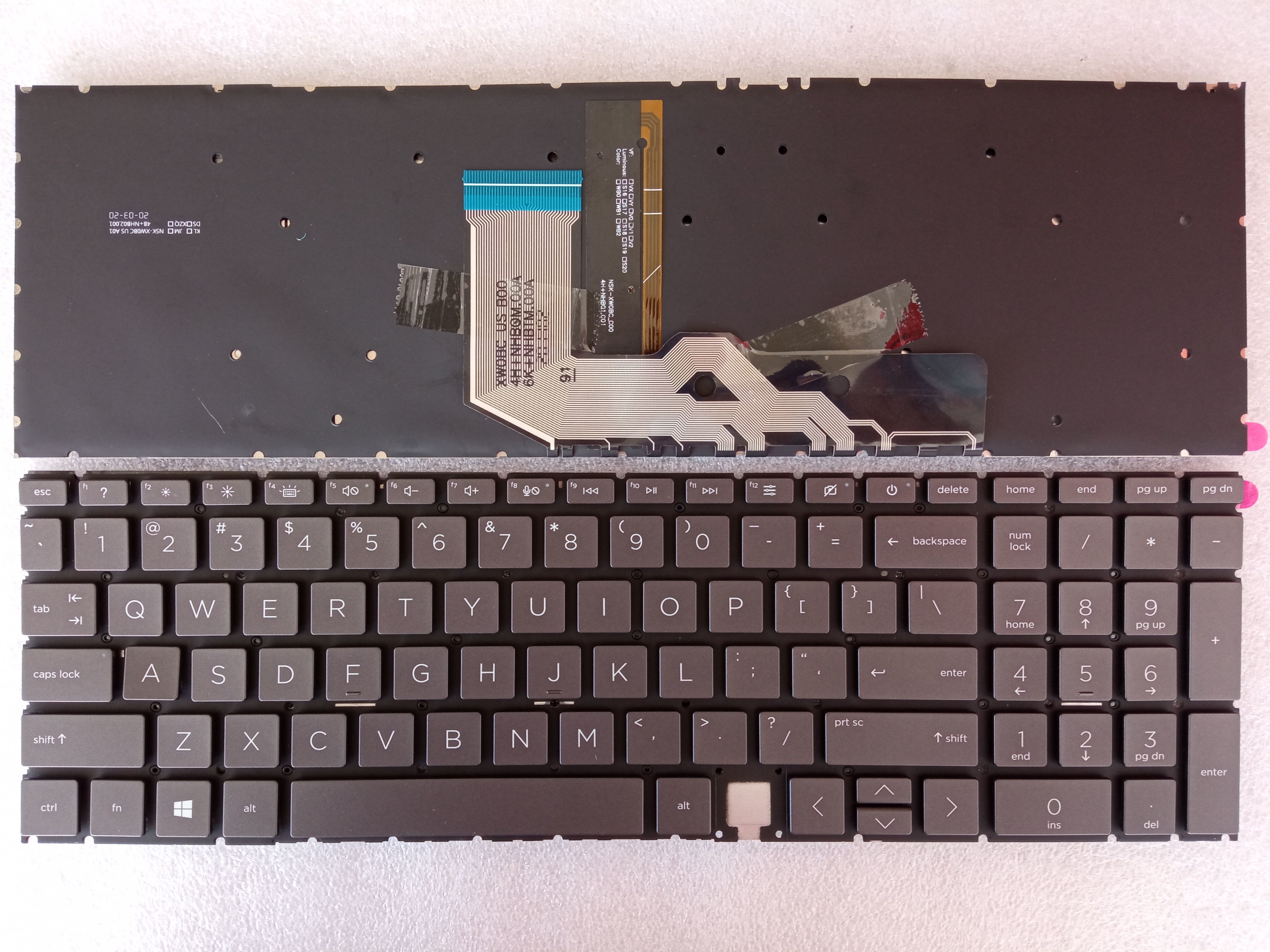 Picture of New Replacement Laptop Keyboard For HP 15-ED/15-AG/15-EE/17-CG/TPN-C149 BLACK Backlit US Layout